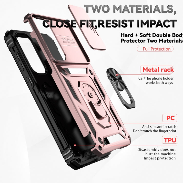 For Samsung Galaxy A55 5G Sliding Camshield Holder Phone Case