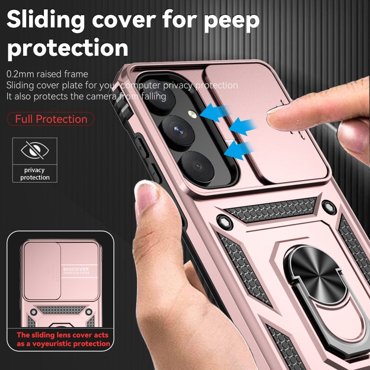 For Samsung Galaxy A55 5G Sliding Camshield Holder Phone Case