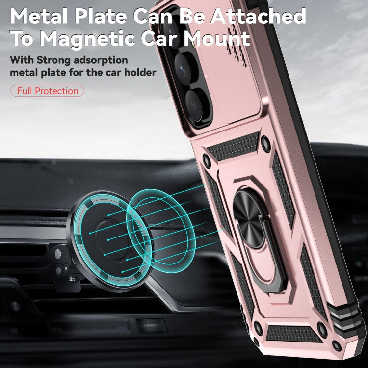 For Samsung Galaxy A55 5G Sliding Camshield Holder Phone Case