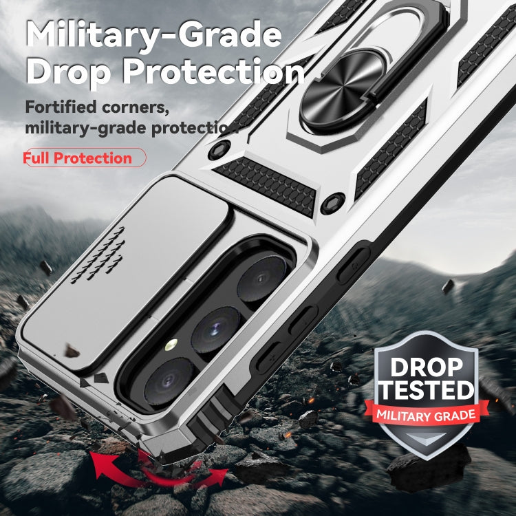 For Samsung Galaxy A55 5G Sliding Camshield Holder Phone Case