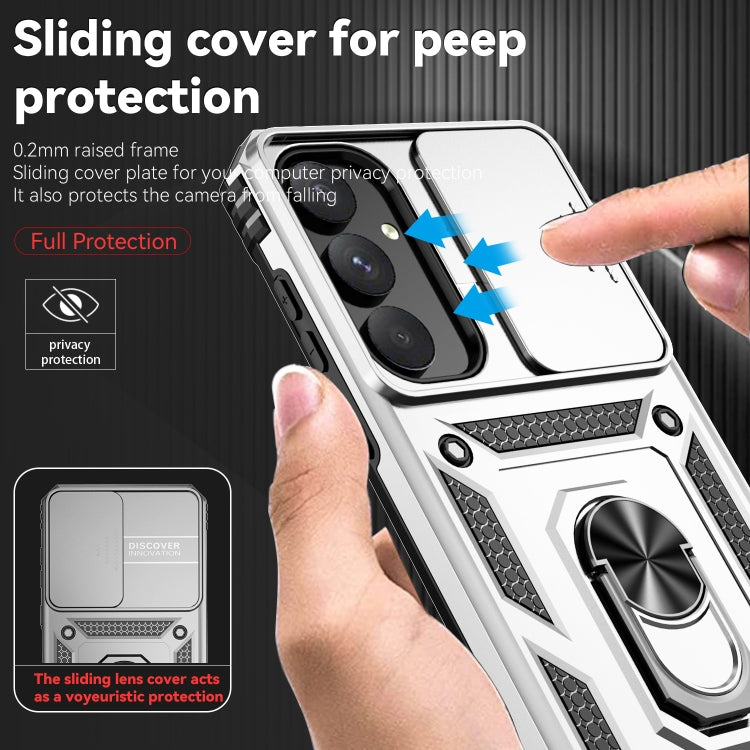 For Samsung Galaxy A55 5G Sliding Camshield Holder Phone Case