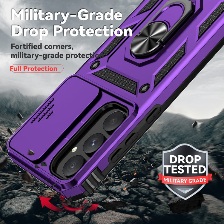 For Samsung Galaxy A55 5G Sliding Camshield Holder Phone Case