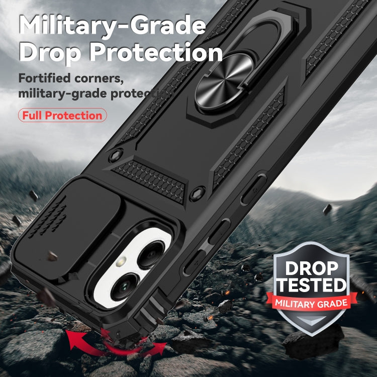 For Samsung Galaxy A05 Sliding Camshield Holder Phone Case