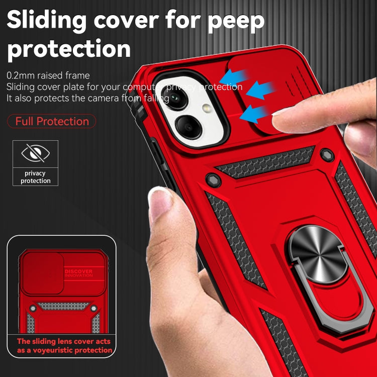 For Samsung Galaxy A05 Sliding Camshield Holder Phone Case