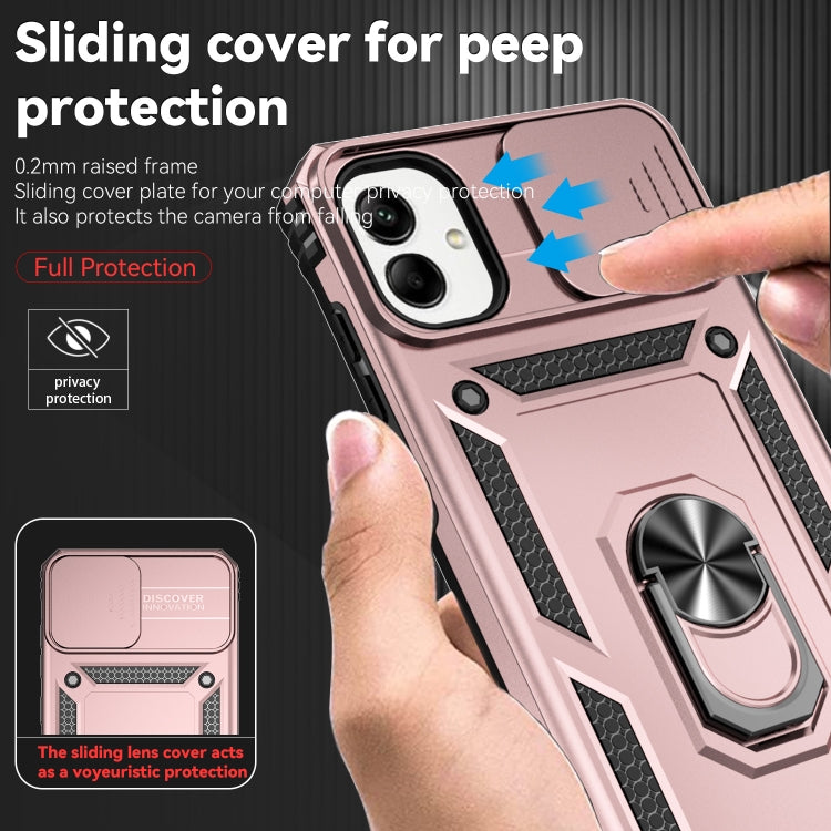 For Samsung Galaxy A05 Sliding Camshield Holder Phone Case