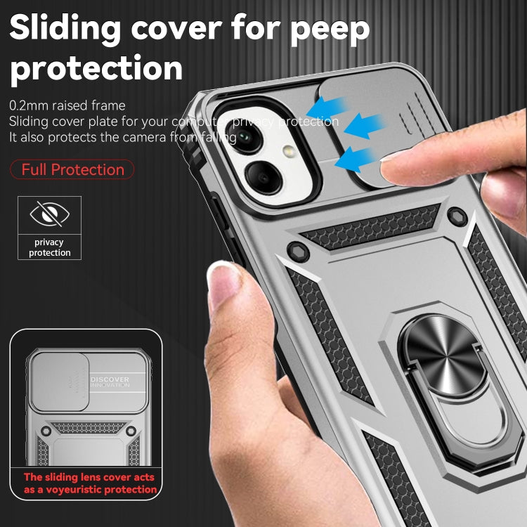 For Samsung Galaxy A05 Sliding Camshield Holder Phone Case