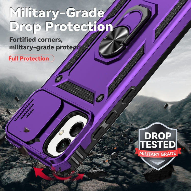 For Samsung Galaxy A05 Sliding Camshield Holder Phone Case