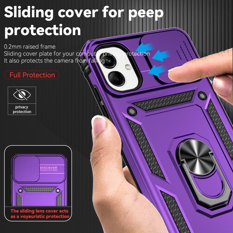 For Samsung Galaxy A05 Sliding Camshield Holder Phone Case