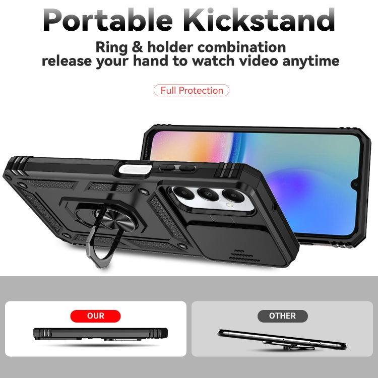 For Samsung Galaxy A05s Sliding Camshield Holder Phone Case