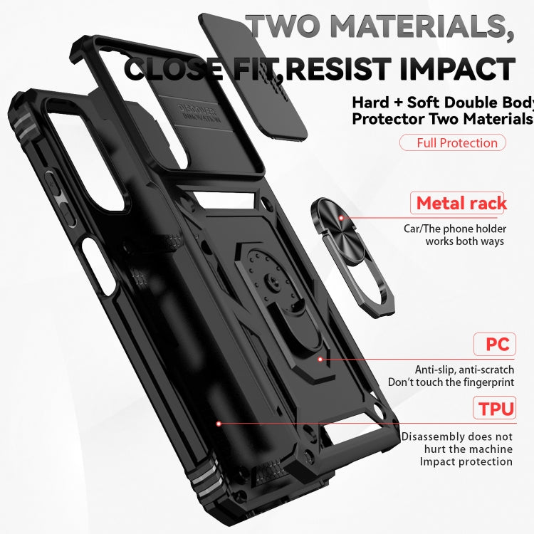 For Samsung Galaxy A05s Sliding Camshield Holder Phone Case
