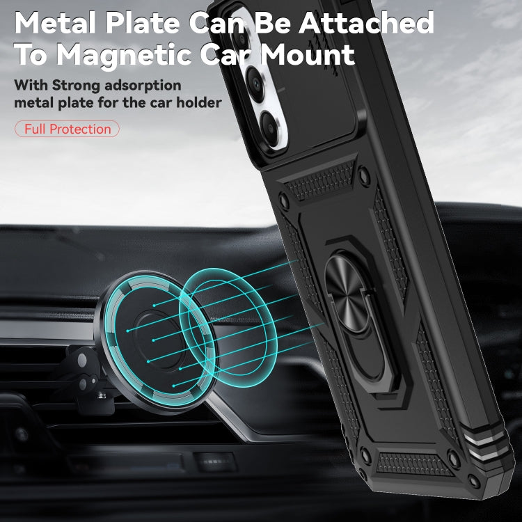 For Samsung Galaxy A05s Sliding Camshield Holder Phone Case