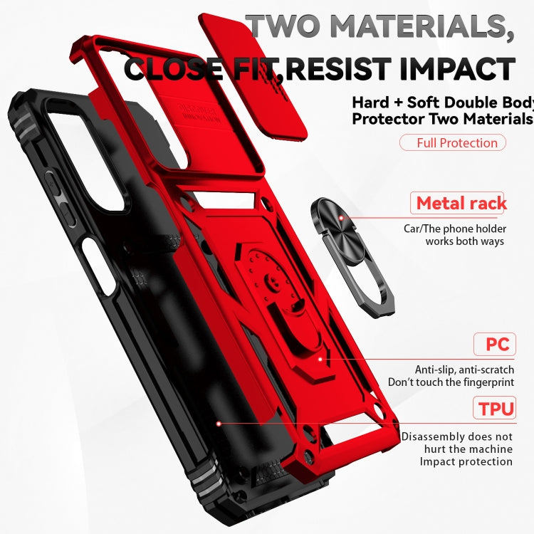 For Samsung Galaxy A05s Sliding Camshield Holder Phone Case