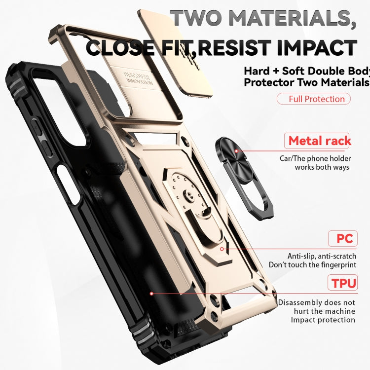 For Samsung Galaxy A05s Sliding Camshield Holder Phone Case