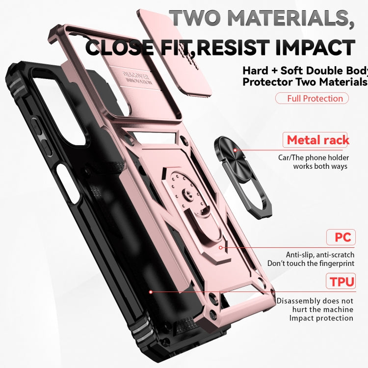 For Samsung Galaxy A05s Sliding Camshield Holder Phone Case
