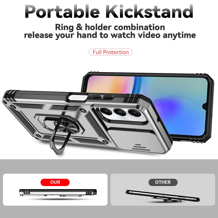 For Samsung Galaxy A05s Sliding Camshield Holder Phone Case