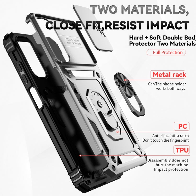 For Samsung Galaxy A05s Sliding Camshield Holder Phone Case