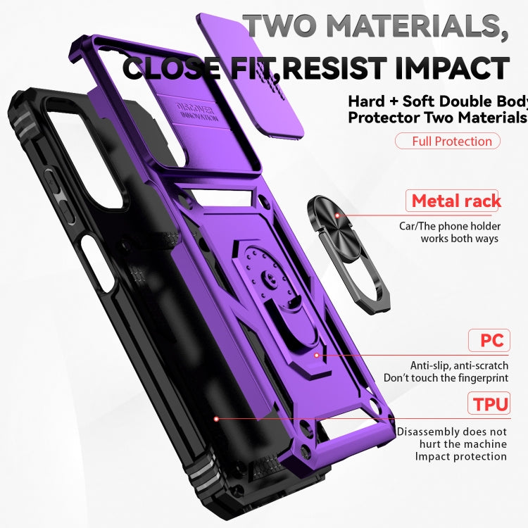 For Samsung Galaxy A05s Sliding Camshield Holder Phone Case