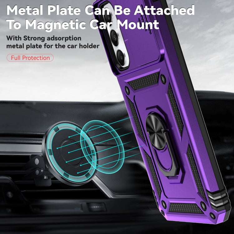 For Samsung Galaxy A05s Sliding Camshield Holder Phone Case