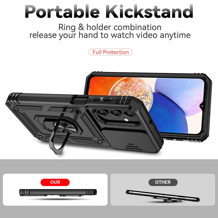 For Samsung Galaxy A15 Sliding Camshield Holder Phone Case
