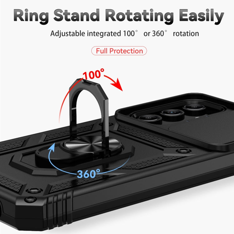 For Samsung Galaxy A15 Sliding Camshield Holder Phone Case