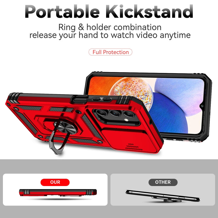 For Samsung Galaxy A15 Sliding Camshield Holder Phone Case