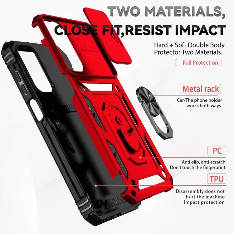 For Samsung Galaxy A15 Sliding Camshield Holder Phone Case