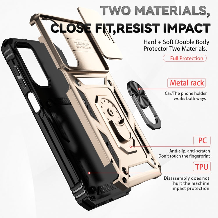 For Samsung Galaxy A15 Sliding Camshield Holder Phone Case