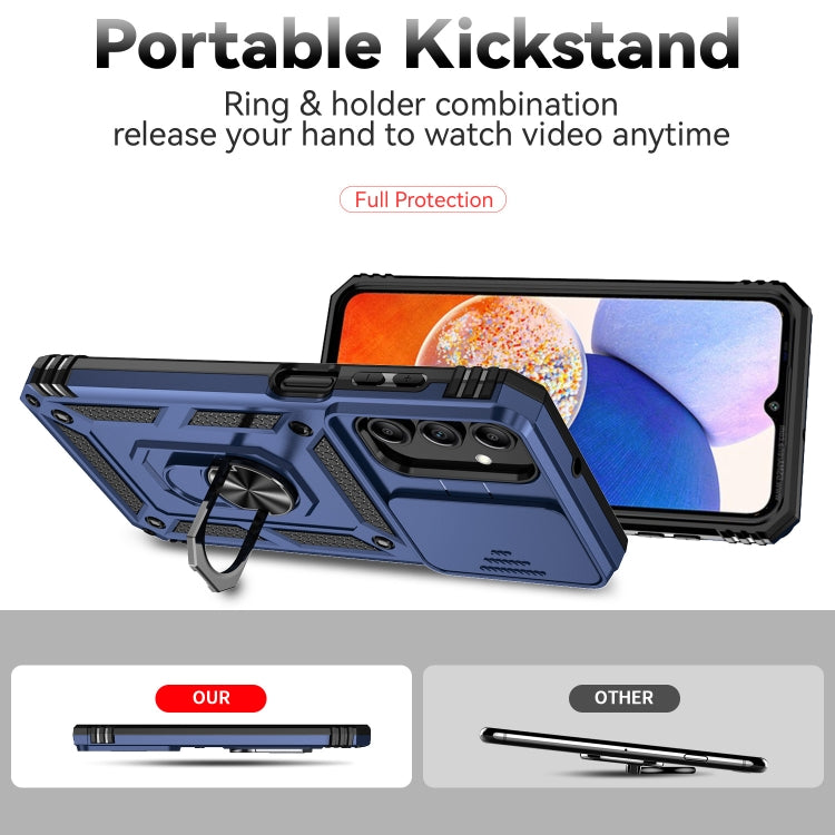 For Samsung Galaxy A15 Sliding Camshield Holder Phone Case