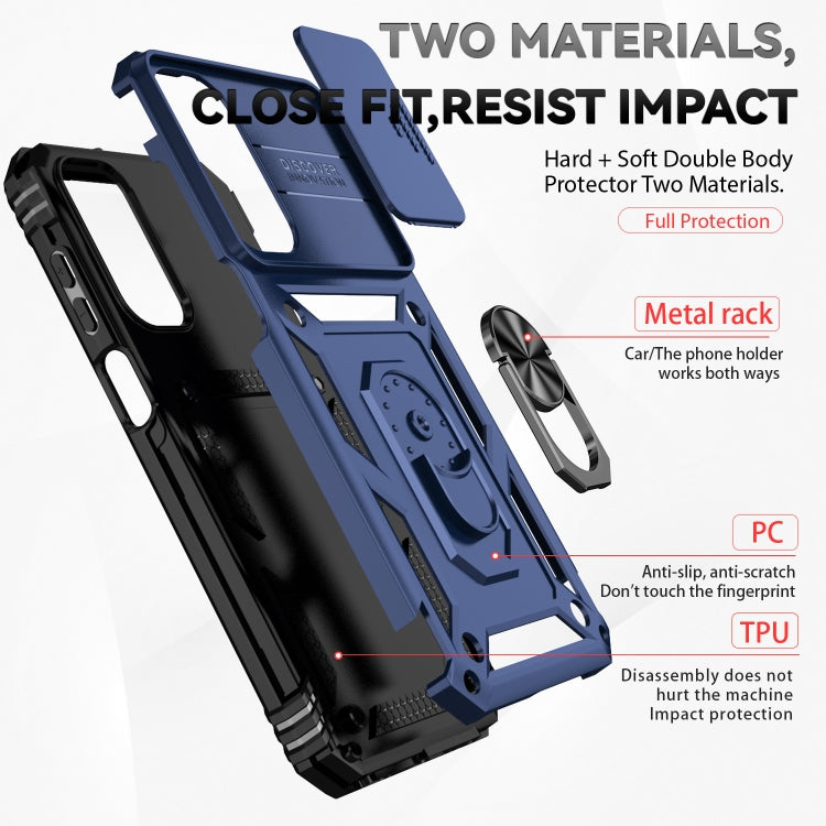 For Samsung Galaxy A15 Sliding Camshield Holder Phone Case