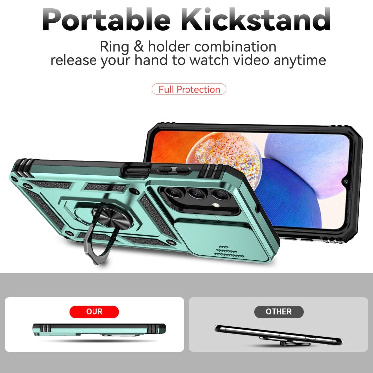For Samsung Galaxy A15 Sliding Camshield Holder Phone Case