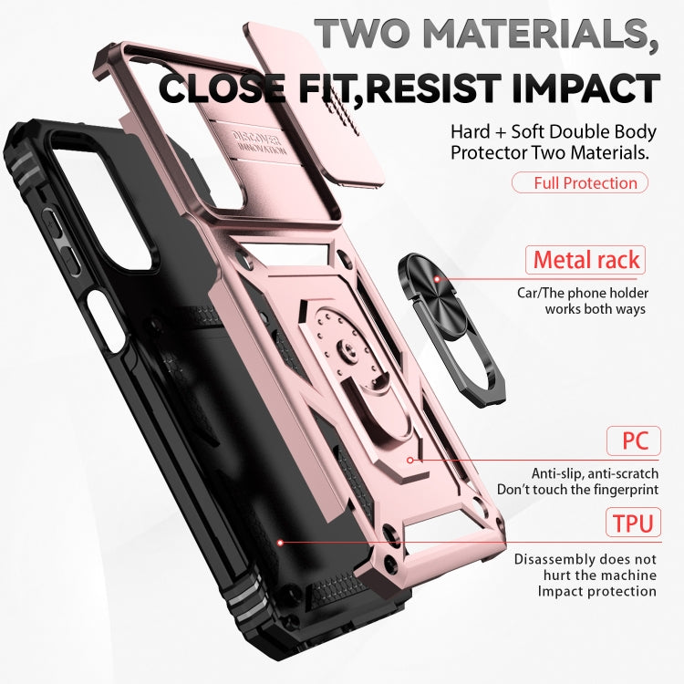 For Samsung Galaxy A15 Sliding Camshield Holder Phone Case