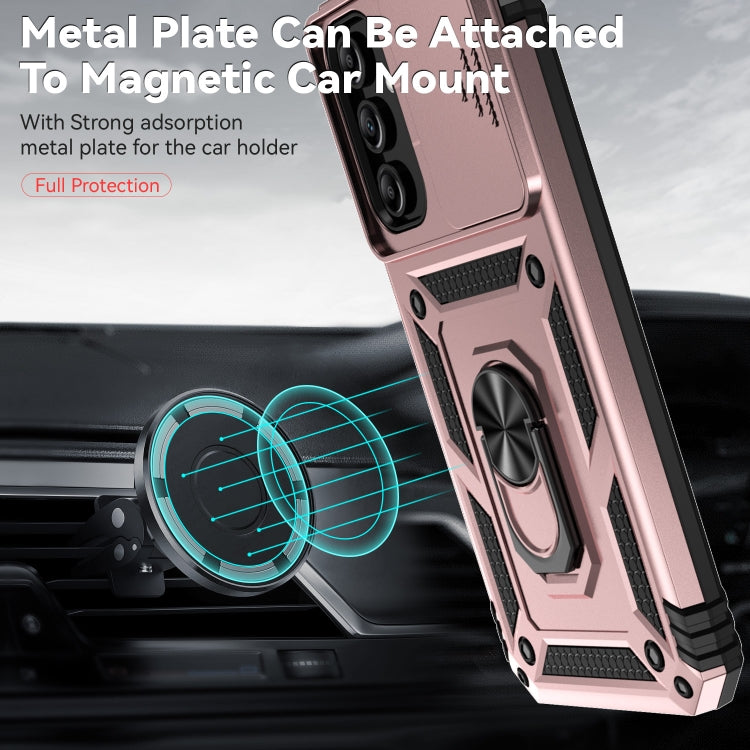 For Samsung Galaxy A15 Sliding Camshield Holder Phone Case