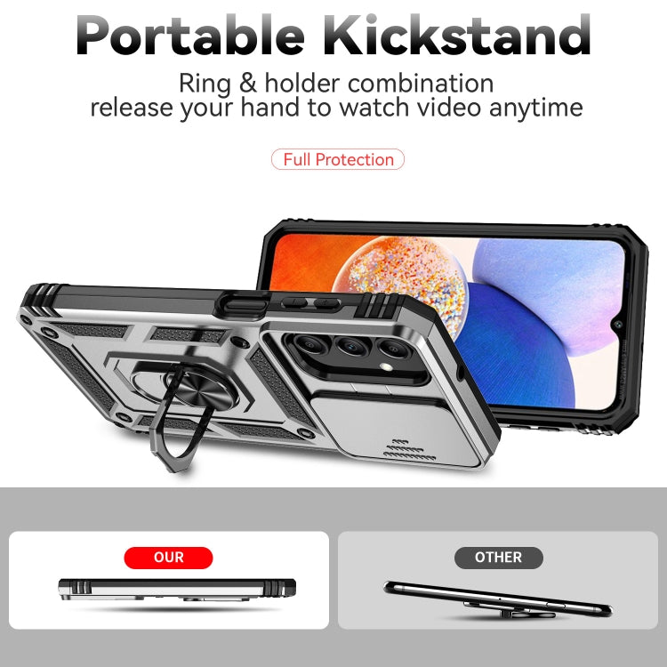 For Samsung Galaxy A15 Sliding Camshield Holder Phone Case