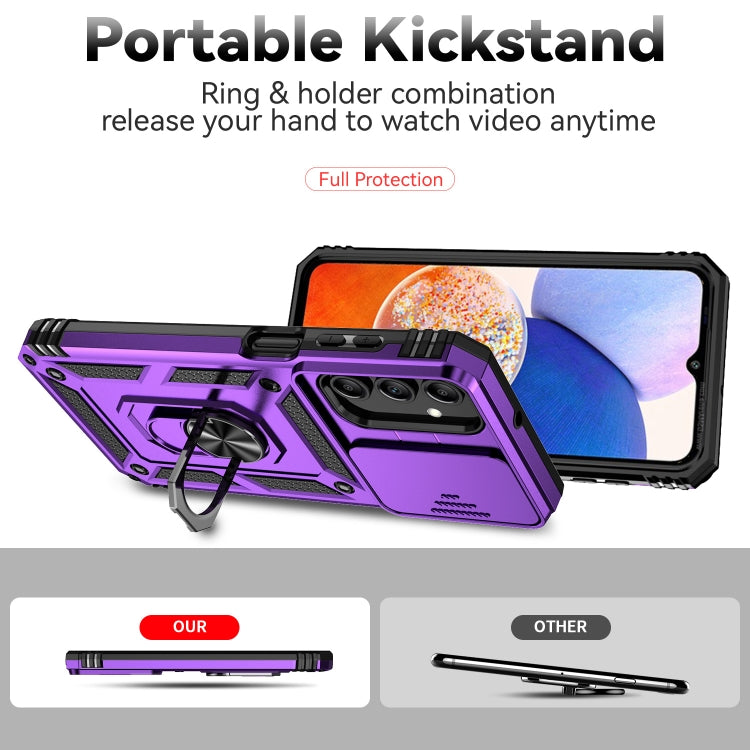 For Samsung Galaxy A15 Sliding Camshield Holder Phone Case