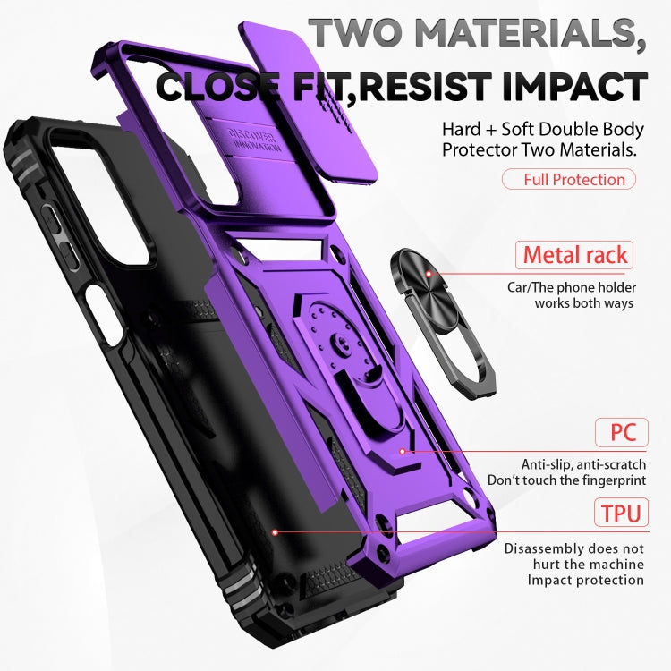 For Samsung Galaxy A15 Sliding Camshield Holder Phone Case