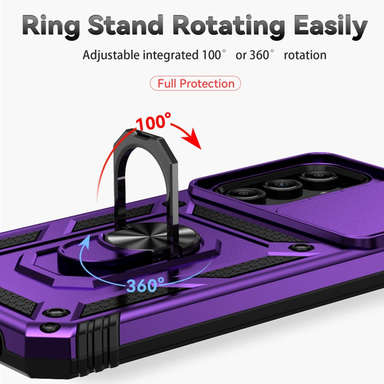 For Samsung Galaxy A15 Sliding Camshield Holder Phone Case