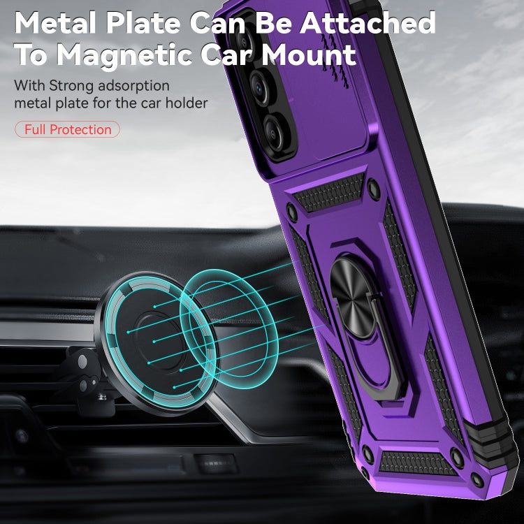 For Samsung Galaxy A15 Sliding Camshield Holder Phone Case