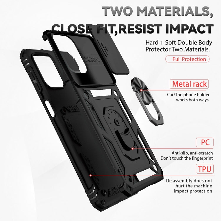 For Samsung Galaxy M53 Sliding Camshield Holder Phone Case
