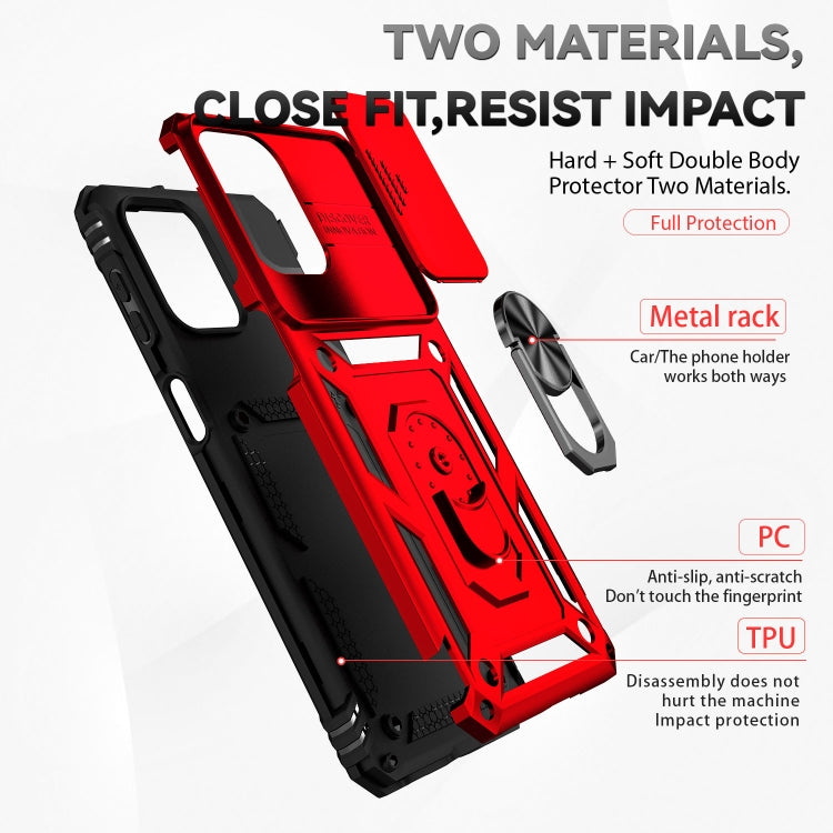 For Samsung Galaxy M53 Sliding Camshield Holder Phone Case