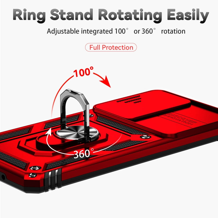 For Samsung Galaxy M53 Sliding Camshield Holder Phone Case