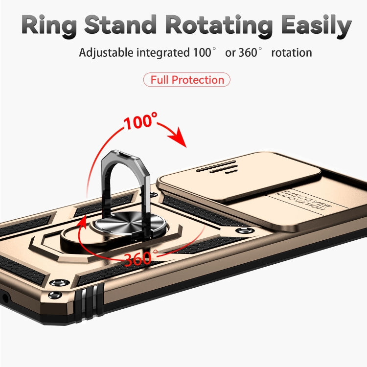 For Samsung Galaxy M53 Sliding Camshield Holder Phone Case