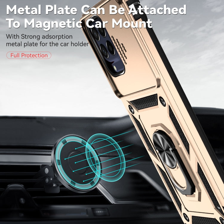 For Samsung Galaxy M53 Sliding Camshield Holder Phone Case
