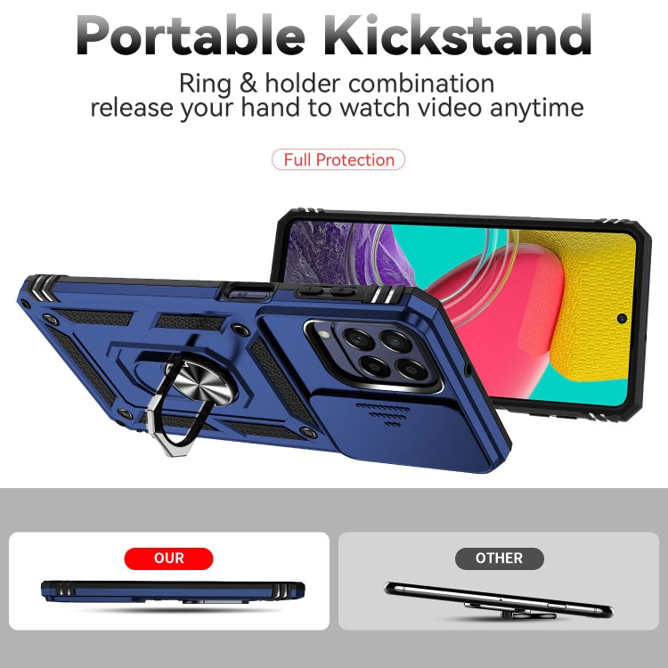 For Samsung Galaxy M53 Sliding Camshield Holder Phone Case