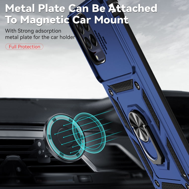 For Samsung Galaxy M53 Sliding Camshield Holder Phone Case