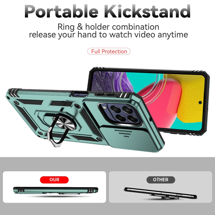 For Samsung Galaxy M53 Sliding Camshield Holder Phone Case