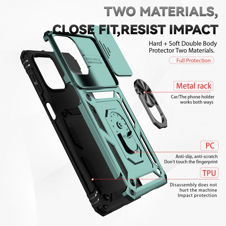 For Samsung Galaxy M53 Sliding Camshield Holder Phone Case