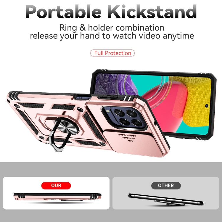 For Samsung Galaxy M53 Sliding Camshield Holder Phone Case