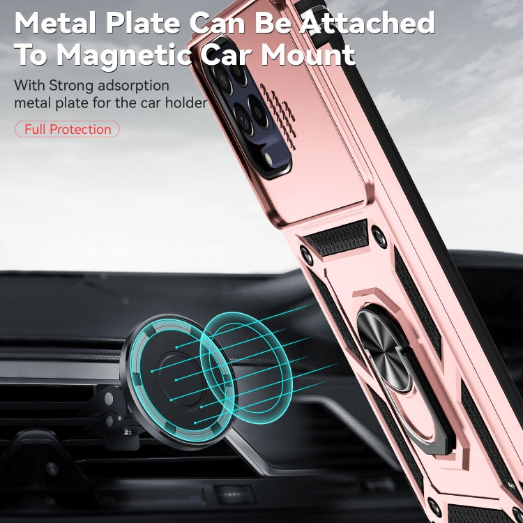 For Samsung Galaxy M53 Sliding Camshield Holder Phone Case