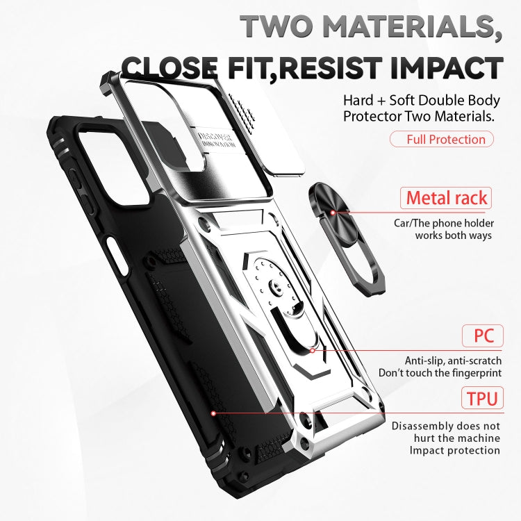 For Samsung Galaxy M53 Sliding Camshield Holder Phone Case