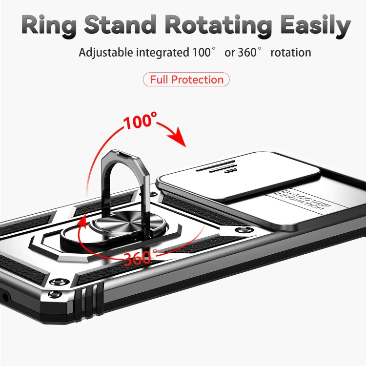 For Samsung Galaxy M53 Sliding Camshield Holder Phone Case